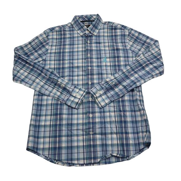 johnnie-O Other - Johnnie- O Shirt Mens S Check Hangin Out Long Sleeve Button Up Surfing